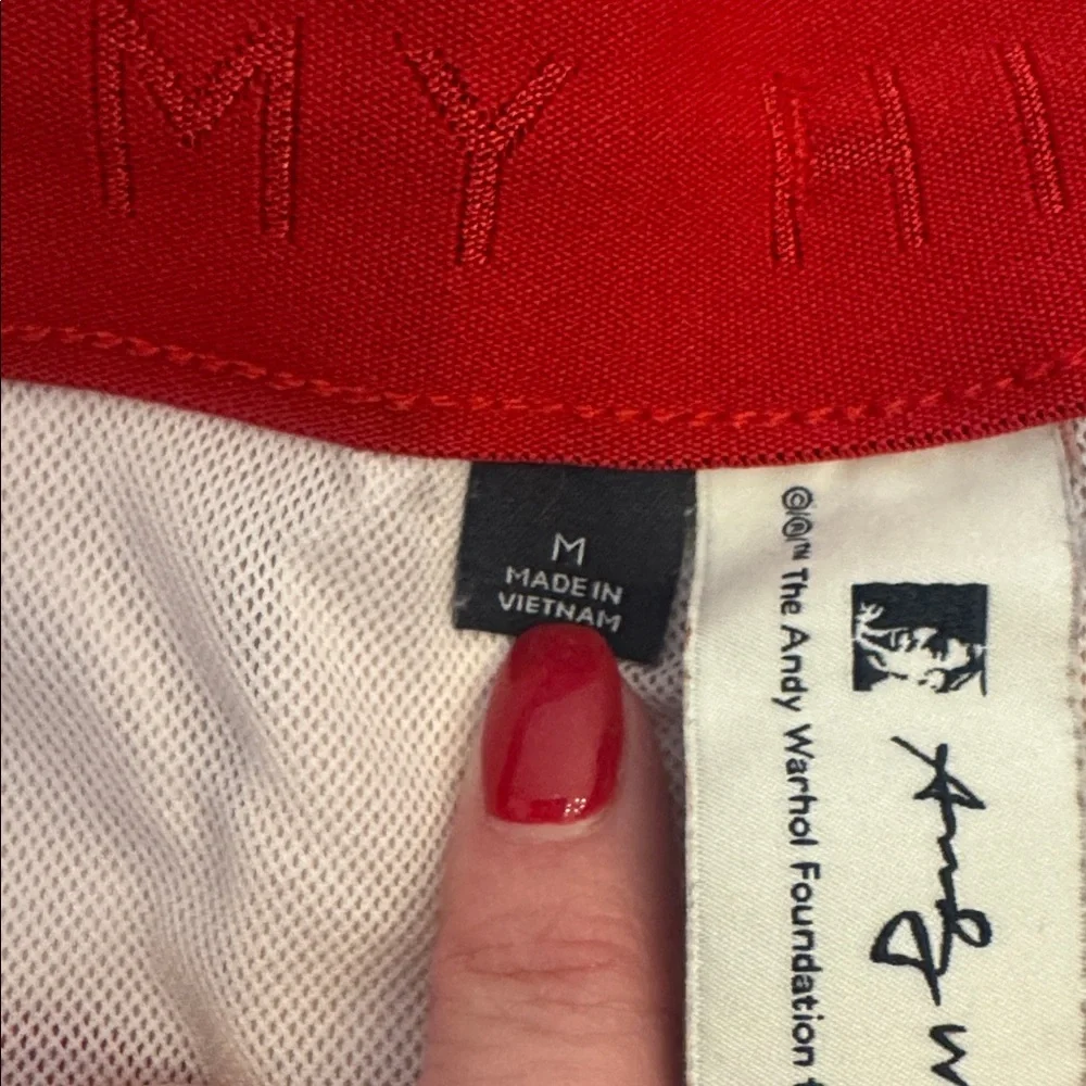 EUC! TOMMY HILFIGER Th X Andy Warhol 7" Sunset Swim Trunk Warhol Sun, sz M - Picture 6 of 11